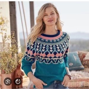 Sundance Blue Knit Sweater